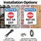 Signmission Not An Exit, 7 in W x Rectangle, Plastic OS-2PACK-NS-P-710-V-15167 - alternate 5